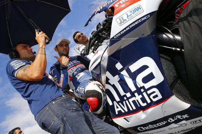 Héctor Barberá antes del Gran Premio de Argentina