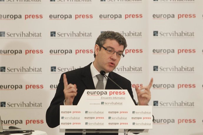 Álvaro Nadal en los Desayunos de Europa Press