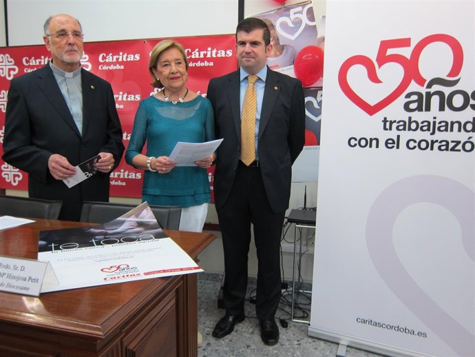 Ruiz (dcha.), junto a Vallecillo e Hinojosa