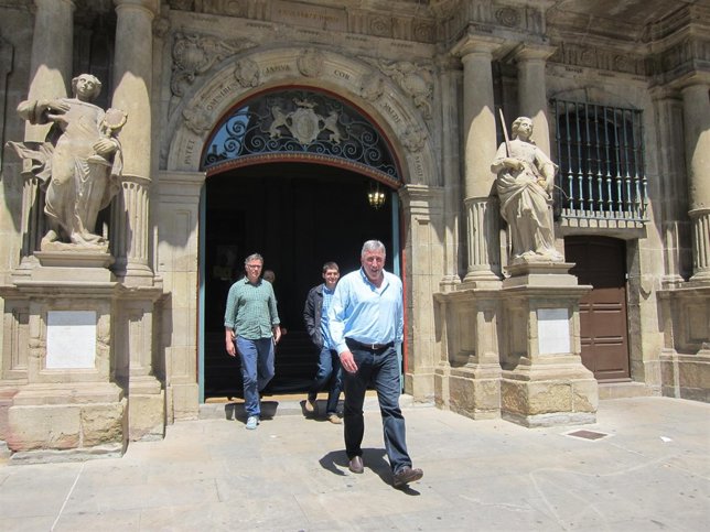 El candidato de EH Bildu a la Alcaldía de Pamplona, Joseba Asiron.