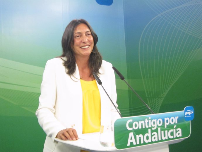 Dolores López, hoy en rueda de prensa