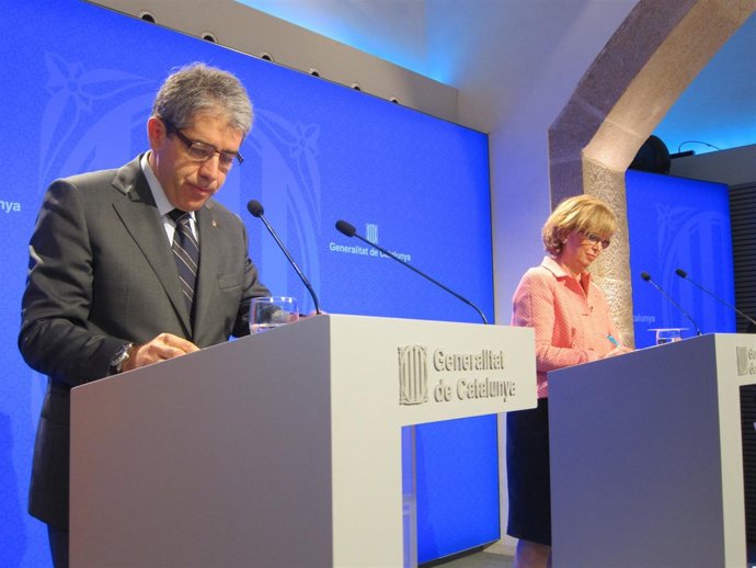 Francesc Homs, Irene Rigau, consellers de la Generalitat