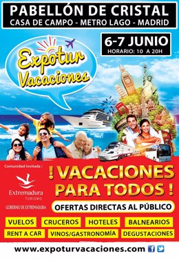 Cartel Expotur Vacaciones 2015