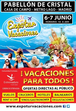 Cartel Expotur Vacaciones 2015