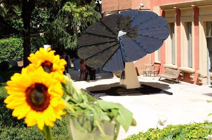 Panel solar con forma de girasol de Smartflower