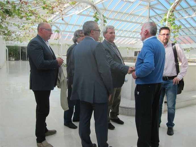 Reunión PRC-PSOE para negociar el pacto de gobierno