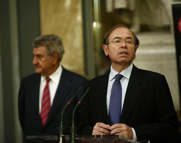 Jesús Posada y Pío García Escudero, presidentes del Congreso y del Senado