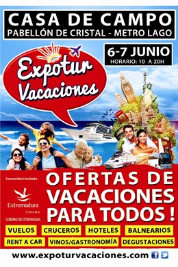 Cartel de Expotur Vacaciones 