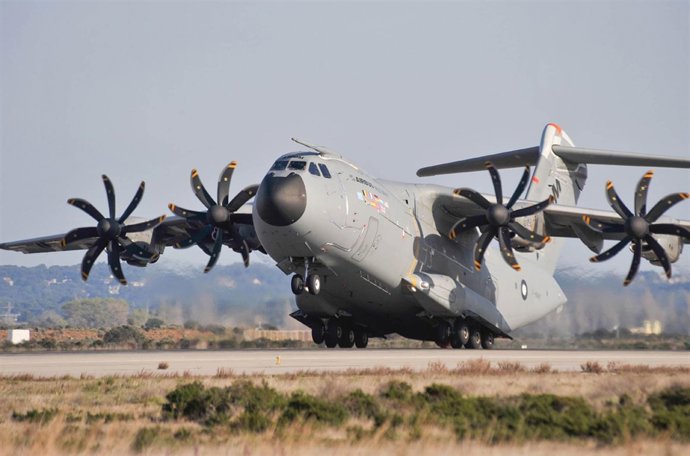 A400M en un ensayo de velocidad mínima de despegue