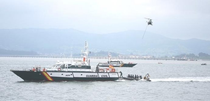 Simulacro de la Guardia Civil