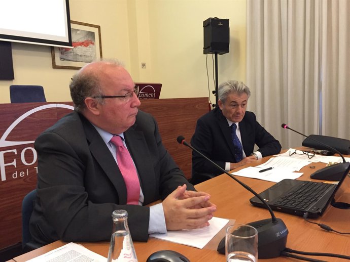 Salvador Guillermo y Valentí Pich (Fomento del Trabajo)