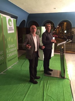 Rodríguez respaldado por  Antonio Morales.