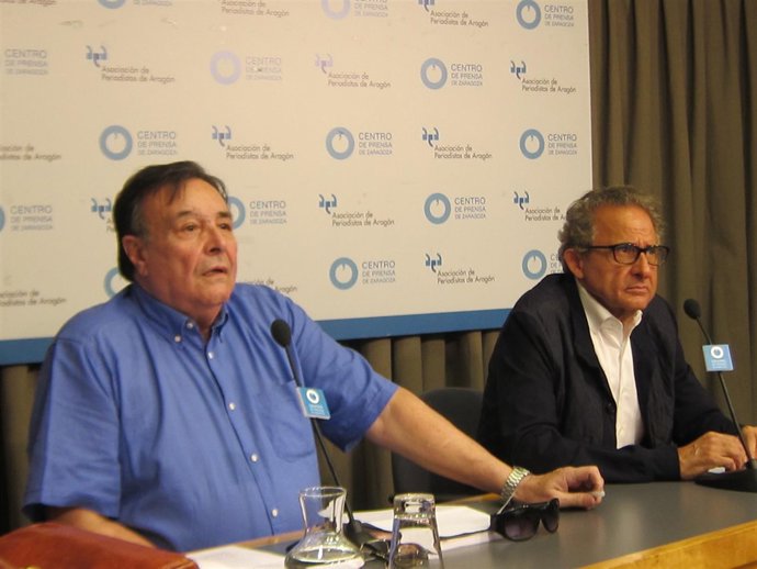 Los mililtante históricos del PSOE-Aragón, Antonio Piazuelo y Ramón Anía