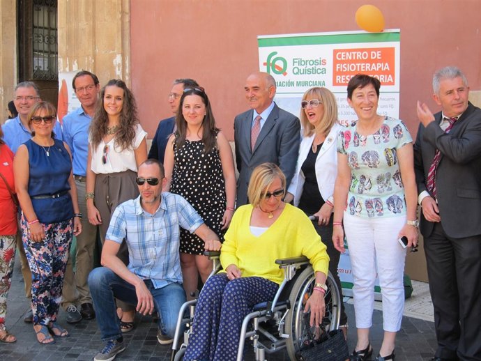 El presidente del Gobierno regional, Alberto Garre, durante el acto