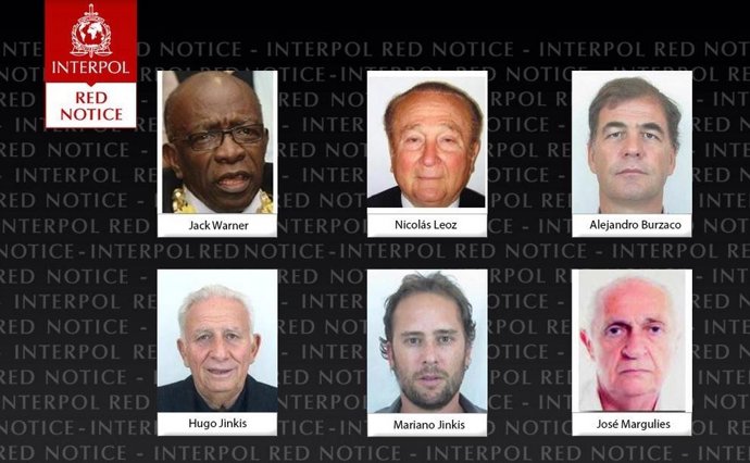 Interpol emite orden contra ex directivos de la FIFA