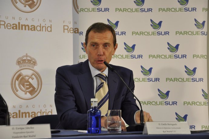 Emilio Butragueño, renovación contrato Real Madrid-ParqueSur