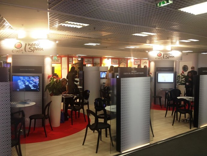 Stand de La Costa del Sol en la International Luxury Market.