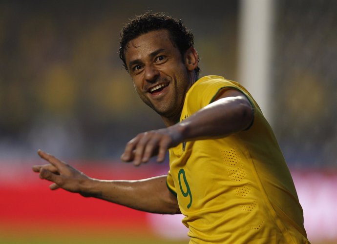 Fred, jogador da seleção brasileira