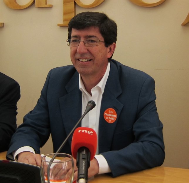 Juan Marín, portavoz parlamentario de Ciudadanos en Andalucía