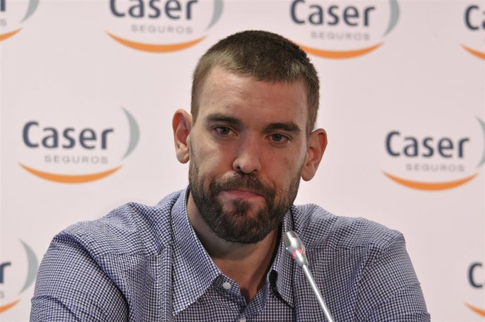 Marc Gasol, rueda de prensa en Caser