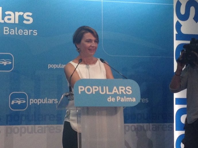 La candidata del PP a la alcaldía de Palma, Margalida Durán