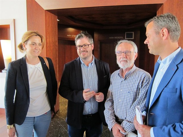 Patricia Fernández, Fran Hervías, Francisco Celdrán y Marcos Ortuño