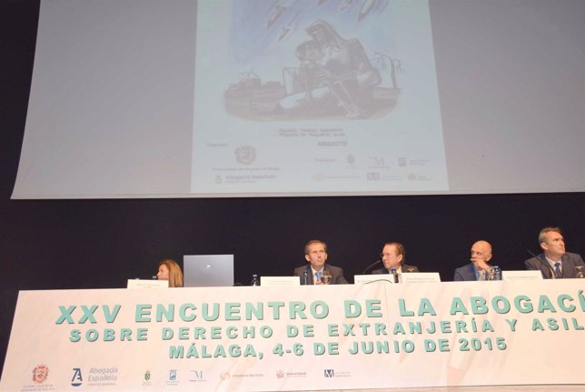 El consejero de Justicia, Emilio de Llera, en un encuentro jurídico en Málaga