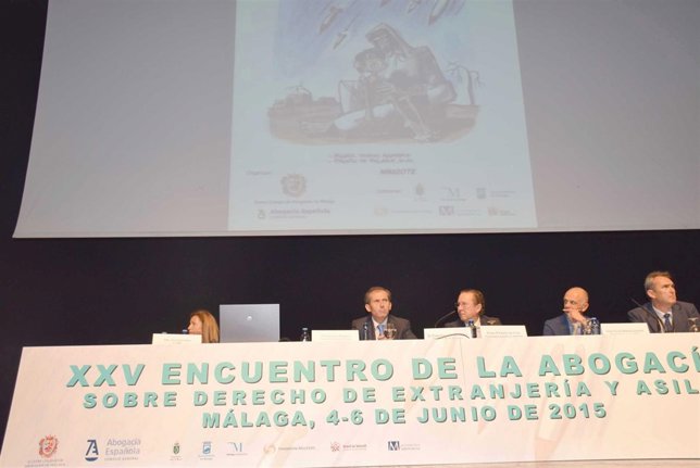 El consejero de Justicia, Emilio de Llera, en un encuentro jurídico en Málaga