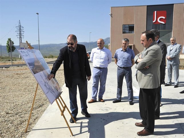 Visita del presidente Sanz