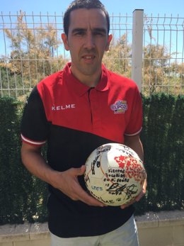 José Ruiz, jugador de ElPozo Murcia, tras firmar un 'hat-trick'