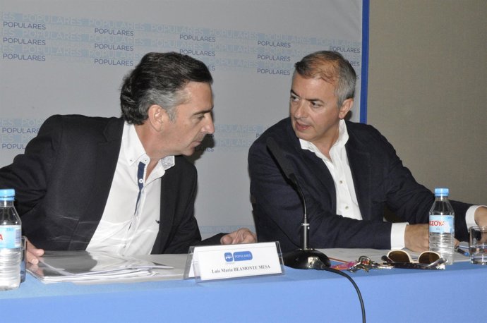 Luis María Beamonte y Javier Campoy (PP).