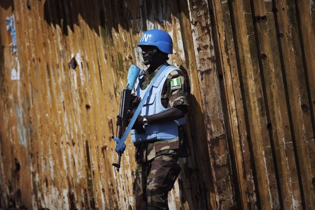 Casco azul de la ONU