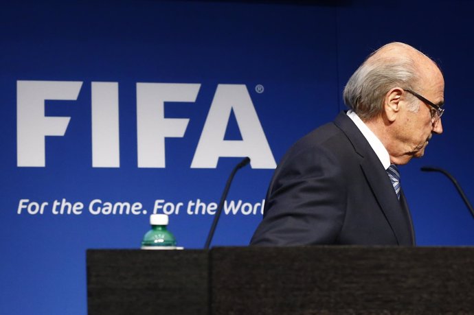 El presidente dimitido de la FIFA, Joseph Blatter