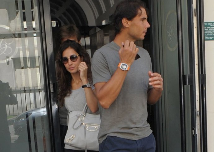 Rafael Nadal and Francisca Perello out and about in Paris/KUHNCHRISTOPHER_074203