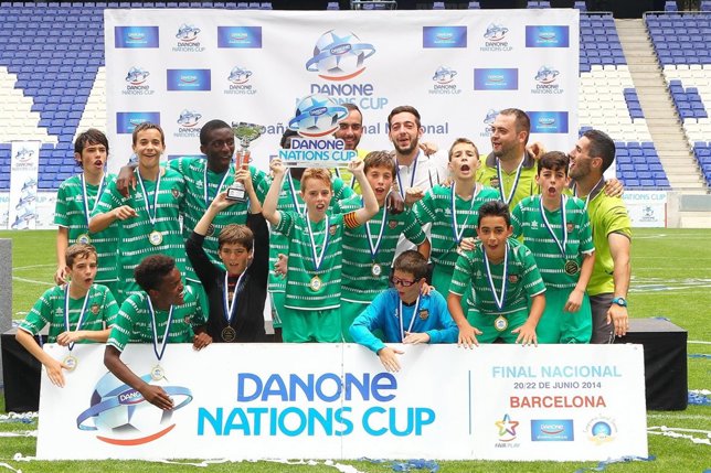 El Cornellà, campeón de la Fase Nacional de la Danone Nations Cup