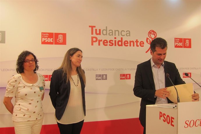 Tudanca tras el encuentro con las representantes de Confapacal 