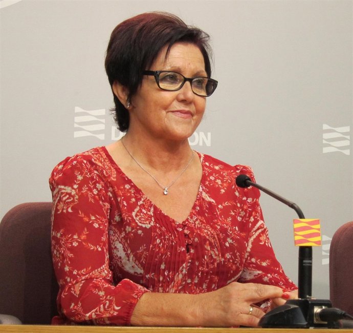 La alcaldesa de Peralta de Alcofea, Obdulia Gracia