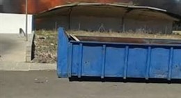 Incendio en la fábrica de muebles de Villa del Río