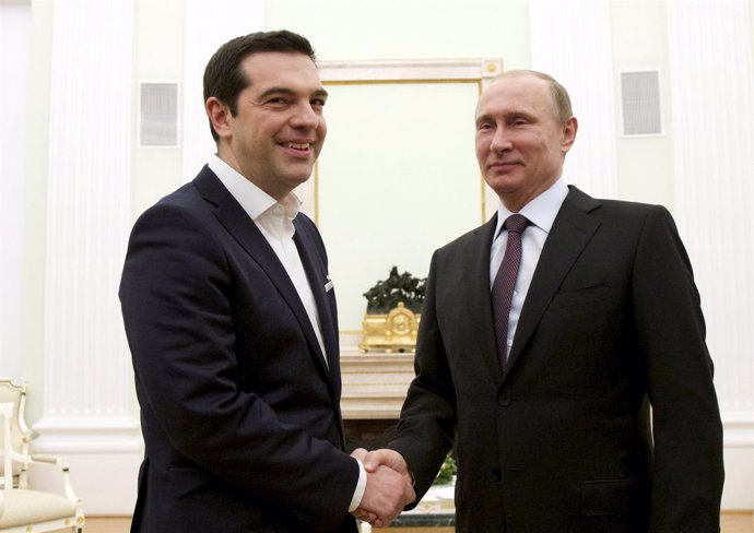 Vladimir Putin y Alexis Tsipras