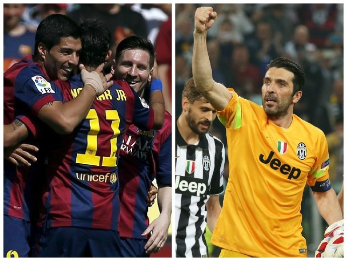 Buffon y Messi aspiran al triplete