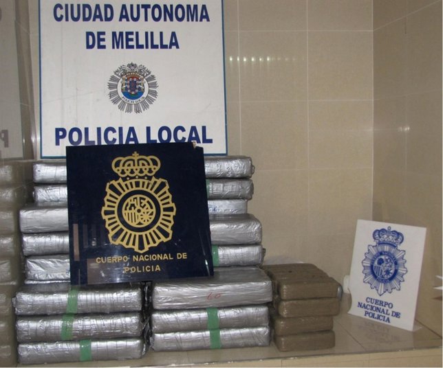 Descubren Más De 547 Kilos De Hachís Que Introducían En Una Casa De Melilla En C