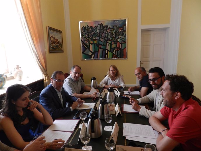 Reunión del grupo patrimonio en Cáceres