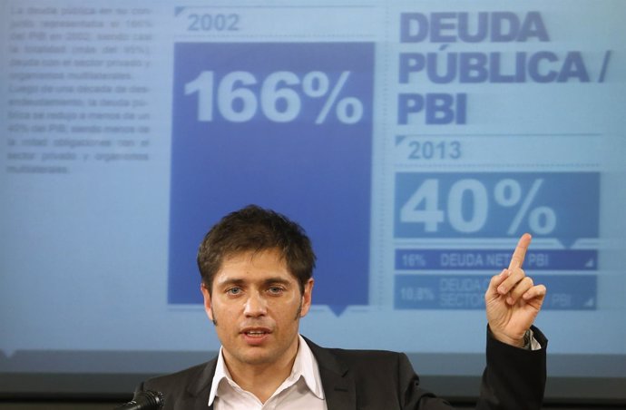 Axel Kicillof habla sobre los fondos buitre