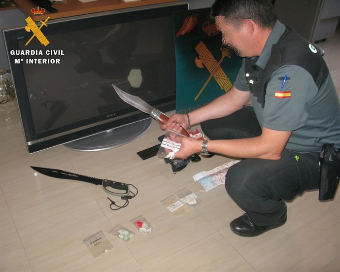 Punto de venta de droga en Baena (Córdoba)