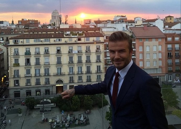 David Beckham en Chueca