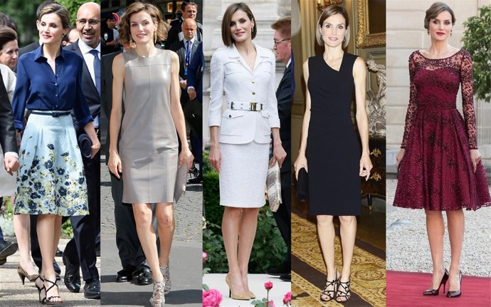 Reina Letizia todos sus looks en París
