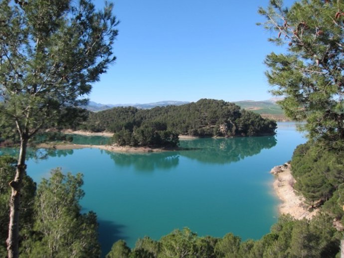 Pantano del Guadalhorce, en Málaga