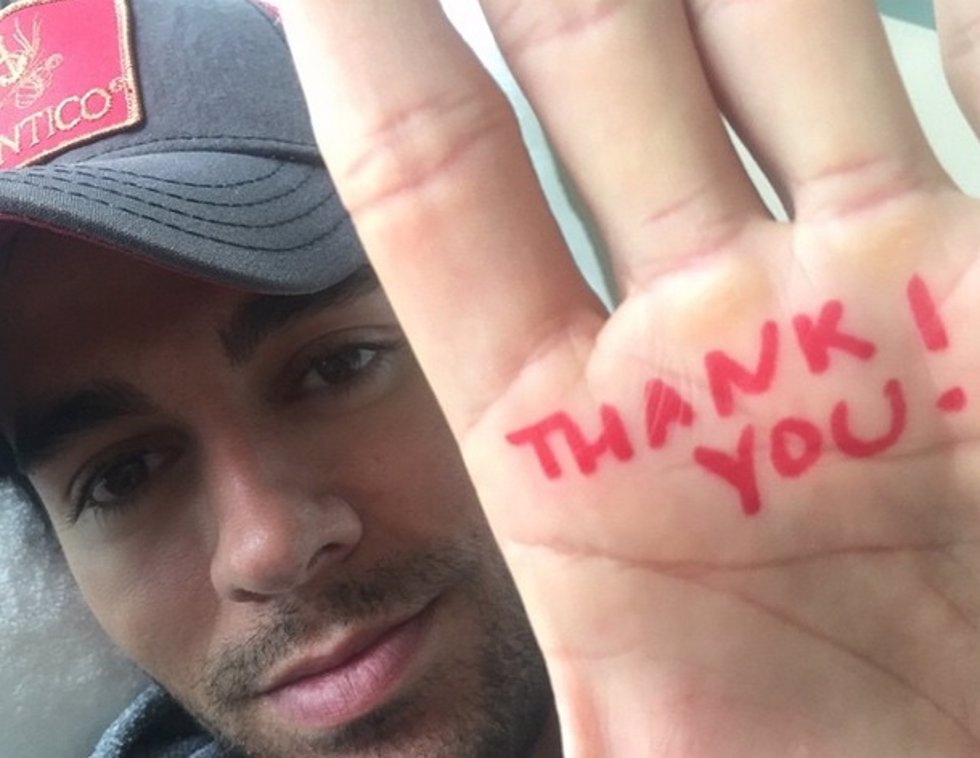 Instagram - Enrique Iglesias Gracias fans por accidente drone