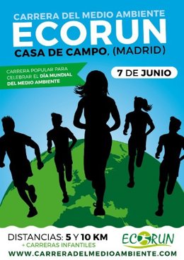 Cartel carrera por el Medio Ambiente y el Desarrollo Sostenible - EcoRun 2015