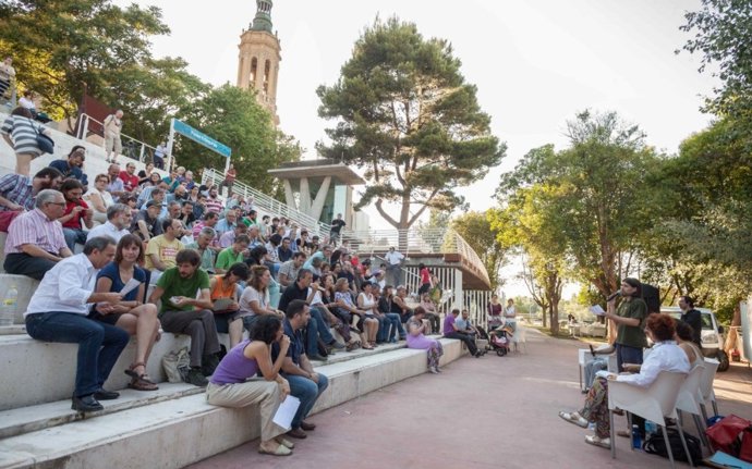 Reunión de Zaragoza en Común
